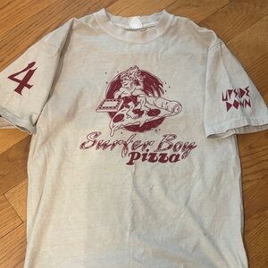 PacSun Stranger Things Surfer Boy Pizza Graphic Tee
